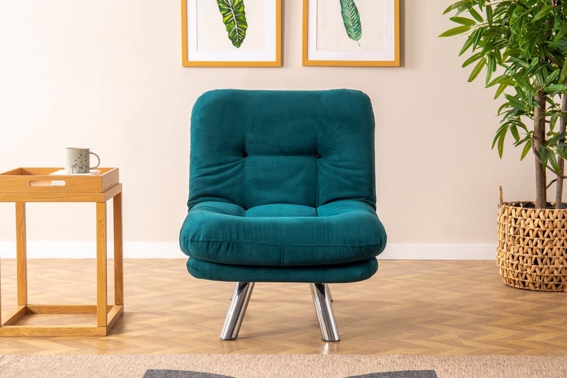 Диван-кровать Hanah Home Misa Small Solo, зеленый, 52 x 70 см x 40 см