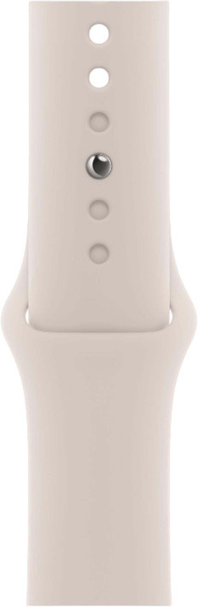 Nutikell Apple Watch SE GPS 40mm Starlight Aluminium Case with Starlight Sport Band - S/M, kreemjasvalge