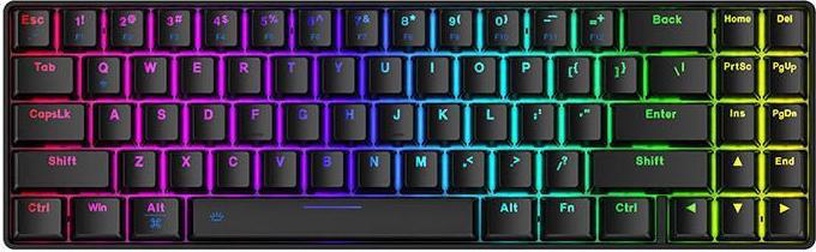 Клавиатура Dareu EK871 Red switch, Английский (US), черный