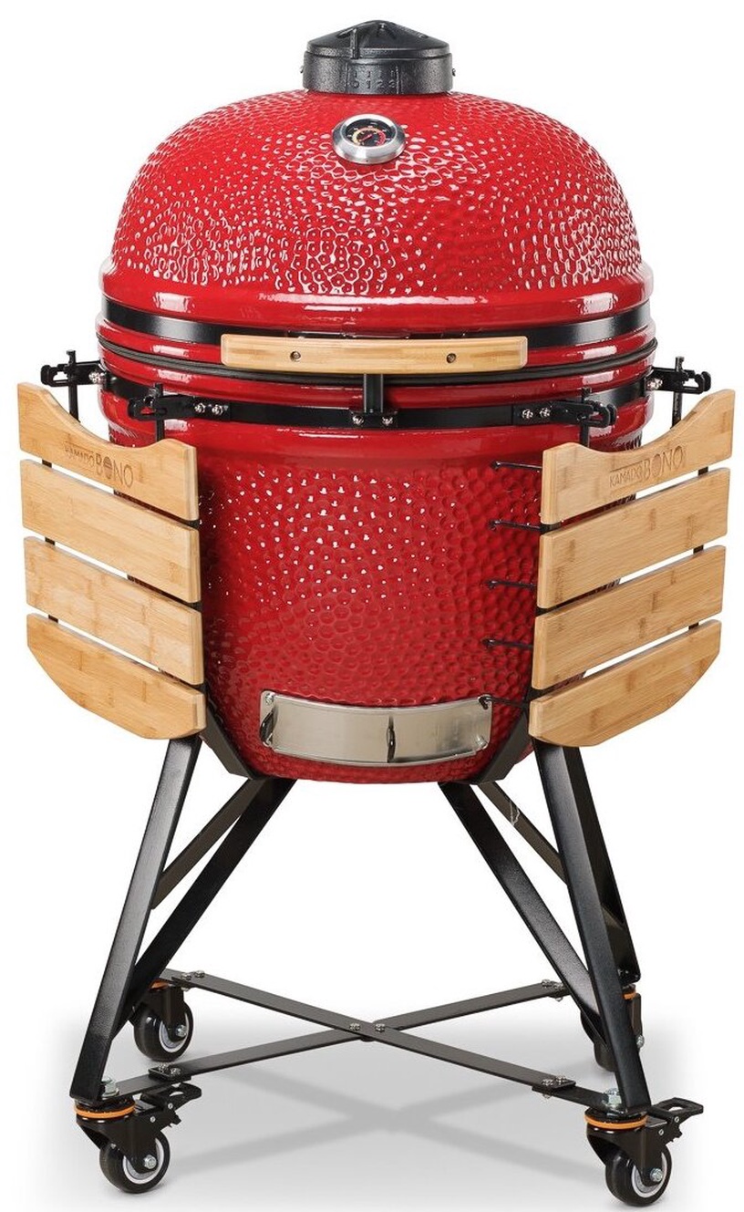 Grill Kamado Bono Media, punane, 52 cm