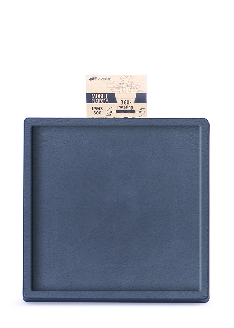 Lillepoti alustaldrik Prosperplast Mobile IPRS370-S433, hall, 36.6 cm