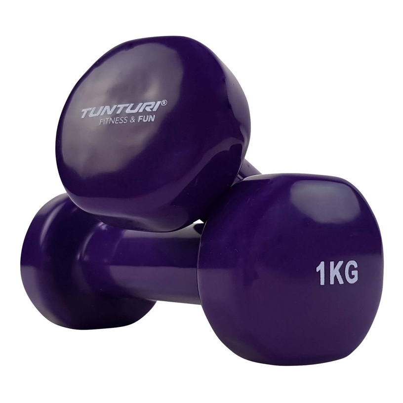 Hantel Tunturi 14TUSFU109, 1 kg x 2 tk