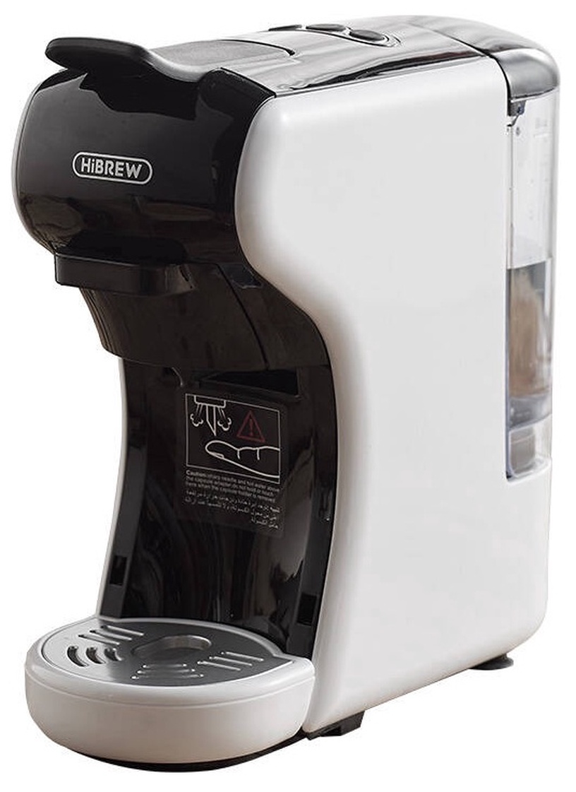 Капсульная кофемашина HiBREW H1A 4in1, белый/черный