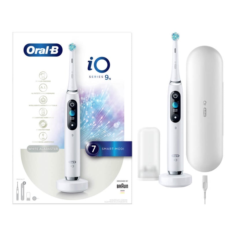 Elektriskā zobu birste Oral-B iO9, balta