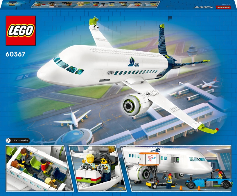 Konstruktor LEGO® City Reisilennuk 60367, 930 tk