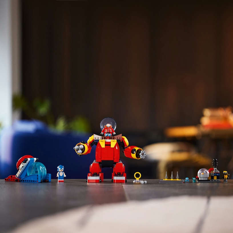 Konstruktors LEGO® Sonic the Hedgehog™ Sonic pret Dr. Eggman robotu Death Egg 76993, 615 gab.