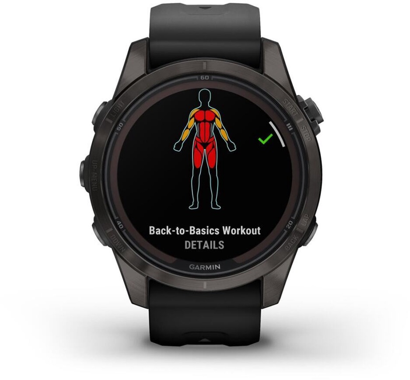 Умные часы Garmin Fenix 7S Pro Sapphire Solar 010-02776-11, серый