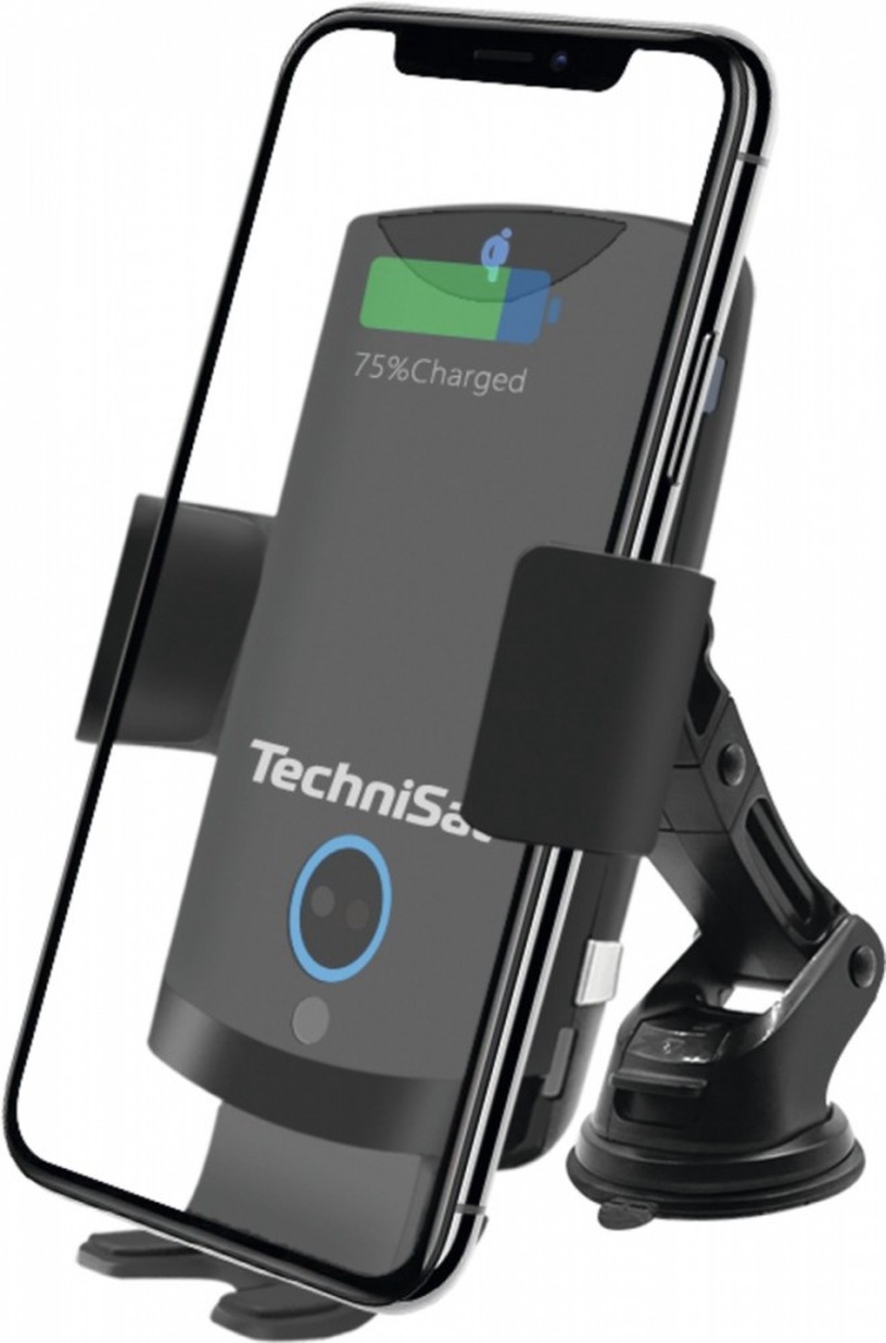 Auto telefona turētājs TechniSat SmartCharge 2, 4.7 - 6.4 ", melna