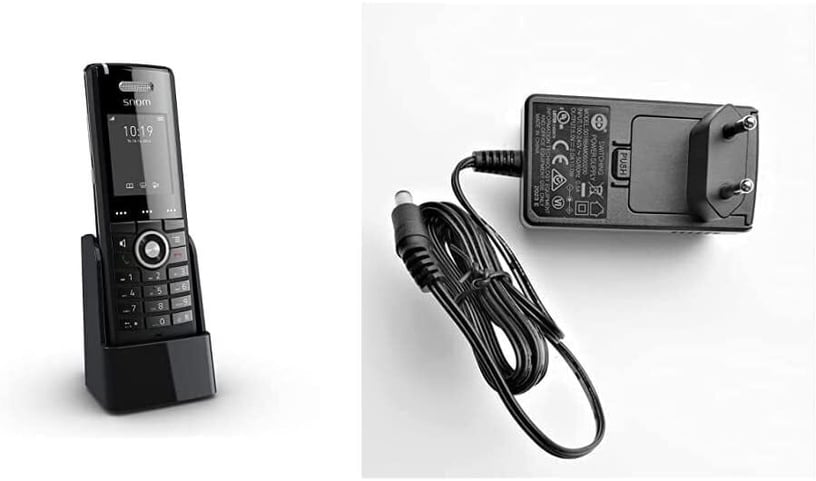 Bezvadu, stacionārie telefoni Snom M65, melna (bojāts iepakojums)