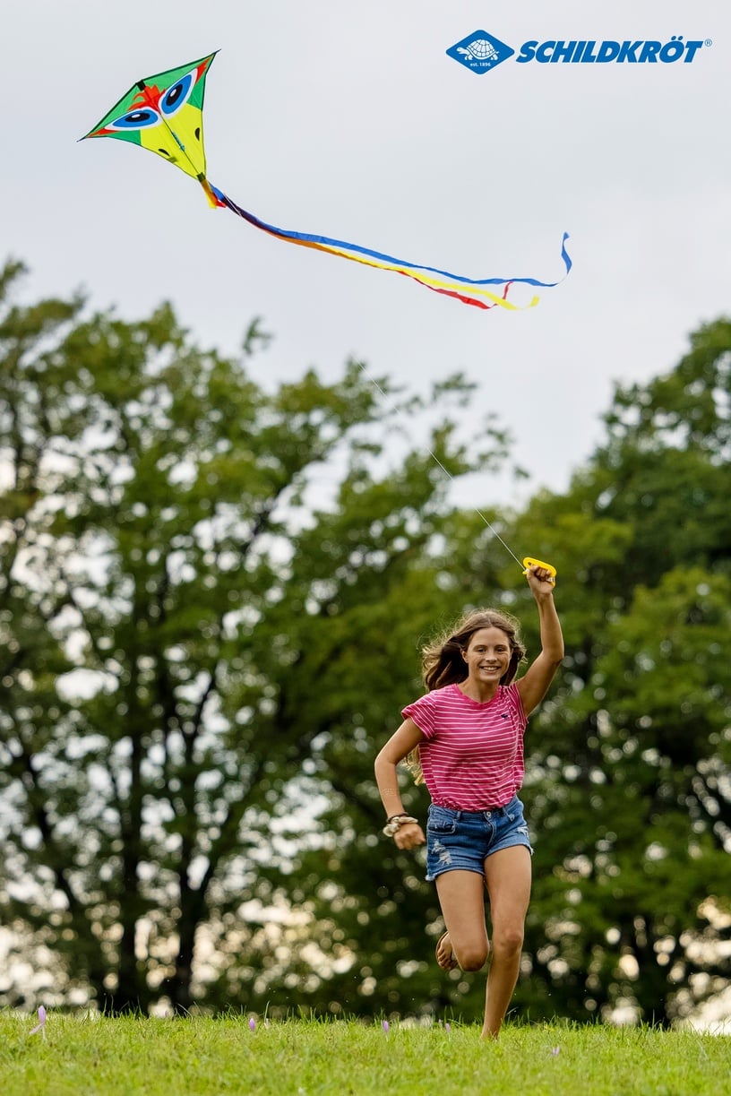 Воздушный змей Schildkrot Classic Kite CrazyBird, 70 см, многоцветный