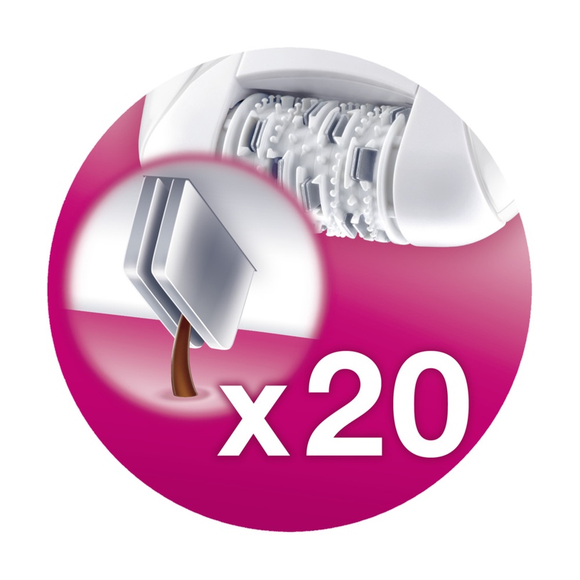 Epilaator Braun Silk Epil 1170, valge/roosa