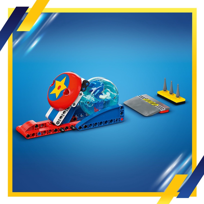 Konstruktors LEGO® Sonic the Hedgehog™ Sonic pret Dr. Eggman robotu Death Egg 76993, 615 gab.