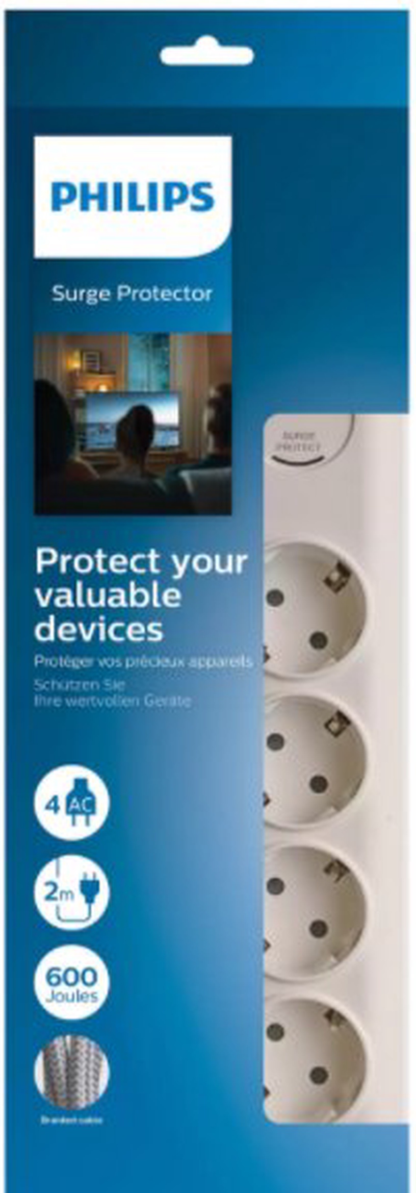 Стабилизатор напряжения Philips SPN7040WA, 2 м