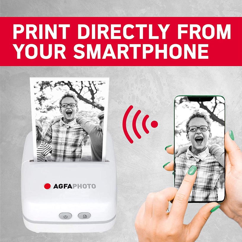 Momentānas drukas printeris AgfaPhoto Realpix Pocket Printer