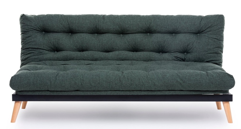 Диван-кровать Atelier Del Sofa Saki, зеленый, 185 x 82 см x 92 см