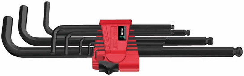 Набор шестигранных ключей Wera WE05073596001, 10 см, 9 шт.