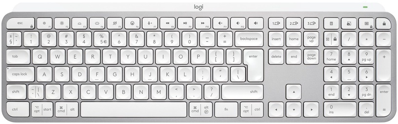 Клавиатура Logitech MX Keys S, EN, светло-серый, беспроводная