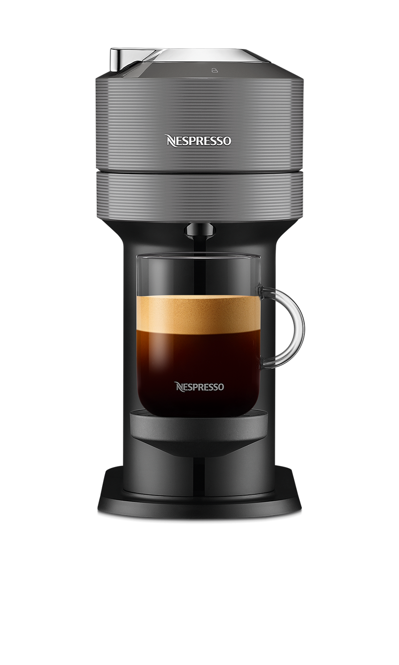 Kapsulas kafijas automāts Nespresso Vertuo Next Dark Grey, pelēka