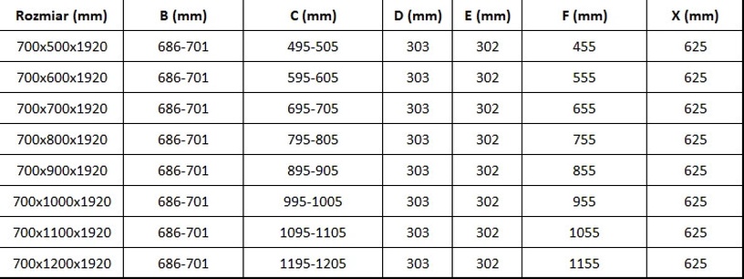 Душевая кабина Mexen Lima 856-070-100-50-00, прямоугольная, без поддона, 100 см x 70 см x 190 см
