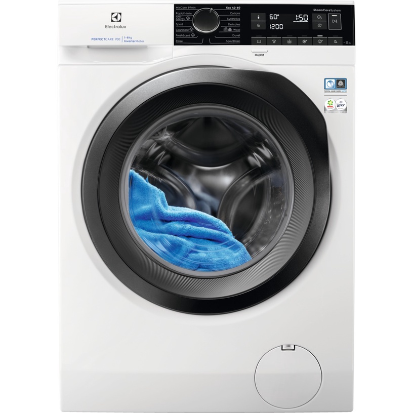 Pesumasin Electrolux 700 serija „SteamCare“ EW7F248AS, 8 kg, valge