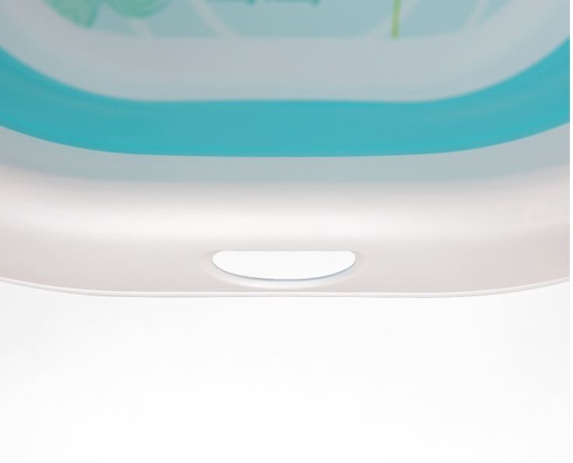 Детская ванночка Milly Mally Foldable Bathtub Aqua, синий/белый, 80 см