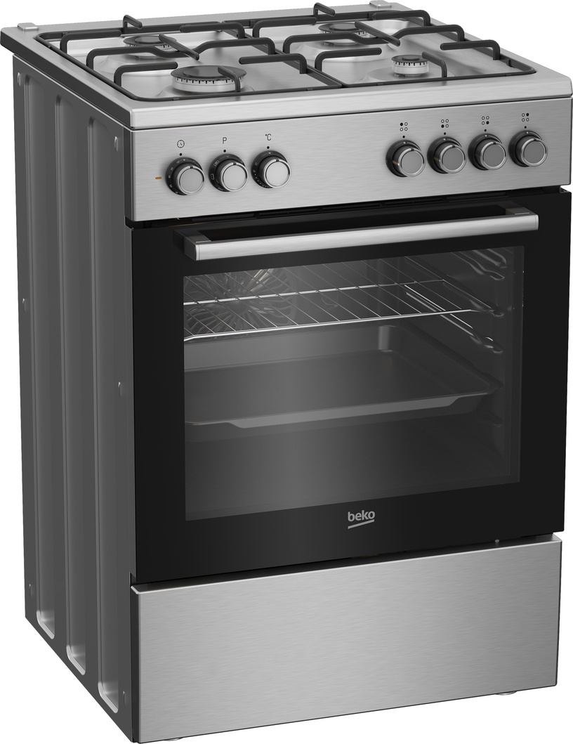 Gaasipliit elektriahjuga Beko FBE62130GXDN