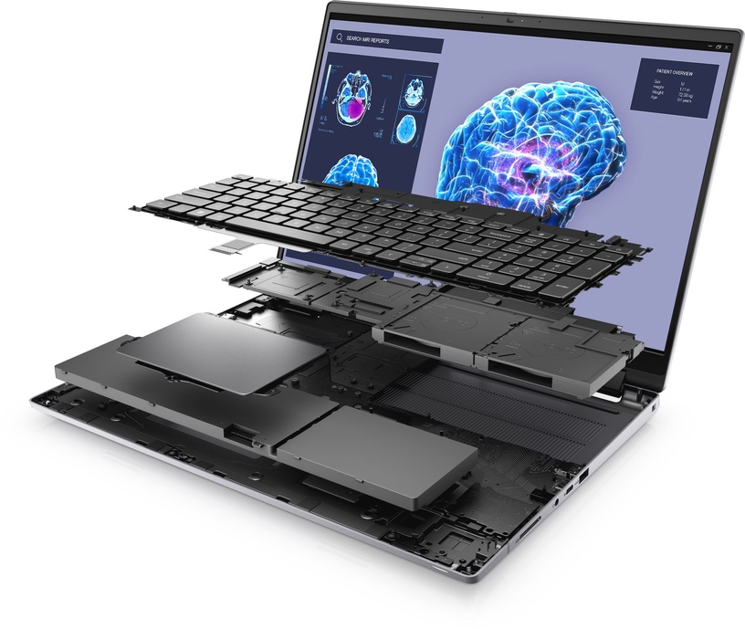 Sülearvuti Dell Precision 7680, Intel® Core™ i7-13850HX, 16 GB, 512 GB, 16 ", Nvidia RTX A, hall, en