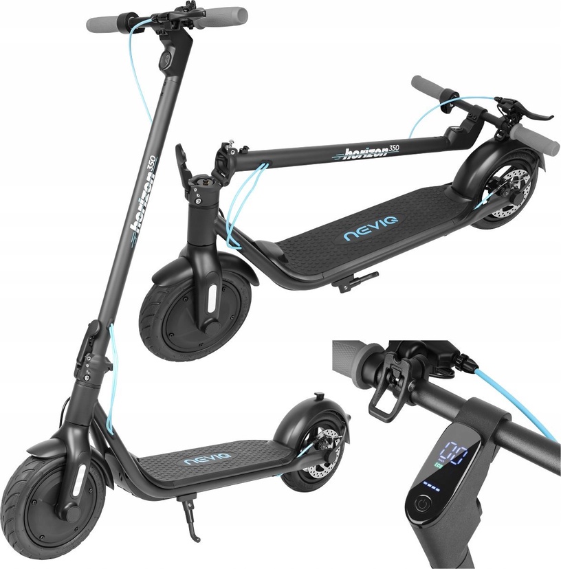 Elektriskais skūteris NeviQ Horizon 350, melna
