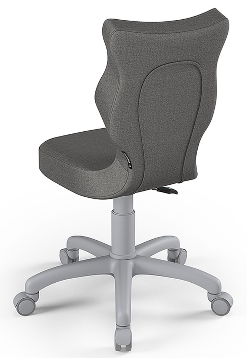 Детский стул с колесиками Petit MT33 Size 3, серый/темно-серый, 30 см x 71.5 - 77.5 см