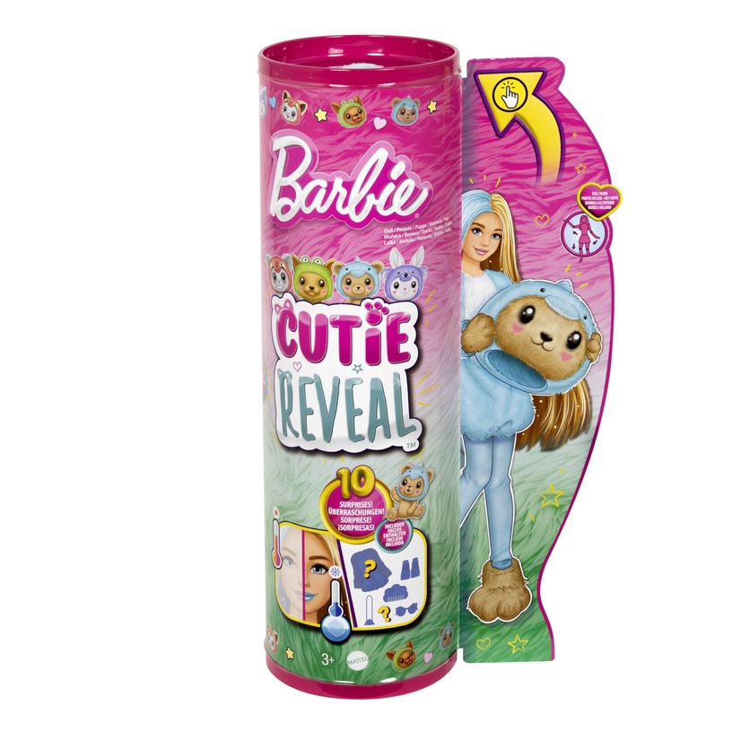 Nukk aksessuaaridega Mattel Barbie Cutie Reveal HRK22, 29 cm