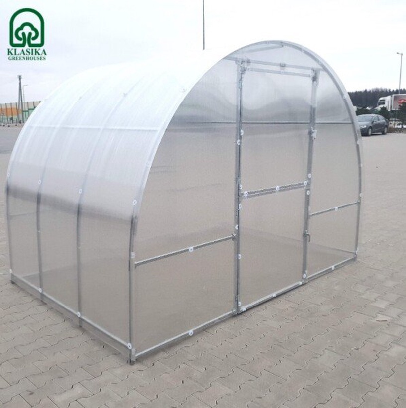 Kasvuhoone Klasika Easy, polükarbonaat, 2 x 3 m, 4 mm