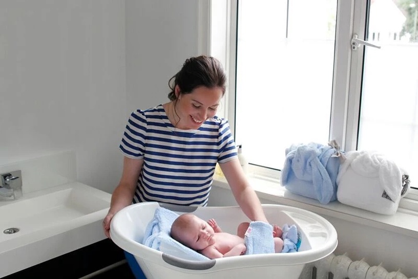 Детское сиденье для ванны Minene Bath Insert Bunny, синий, 60 см