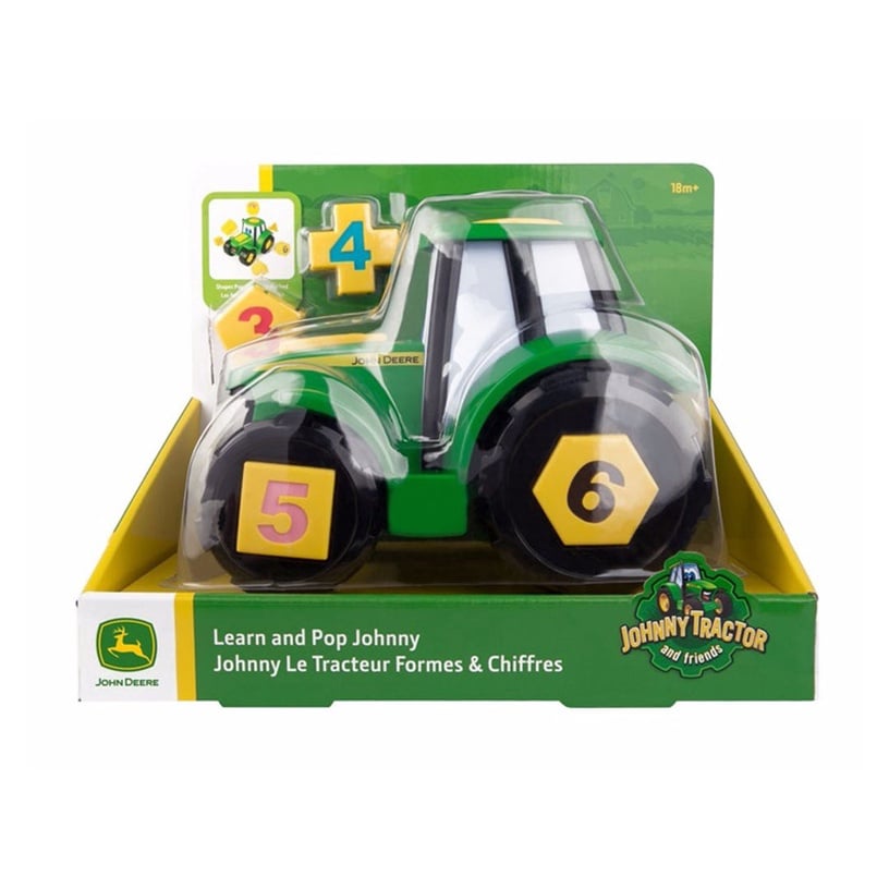 Rotaļu traktors John Deere Johnny Tractor 46654, zaļa