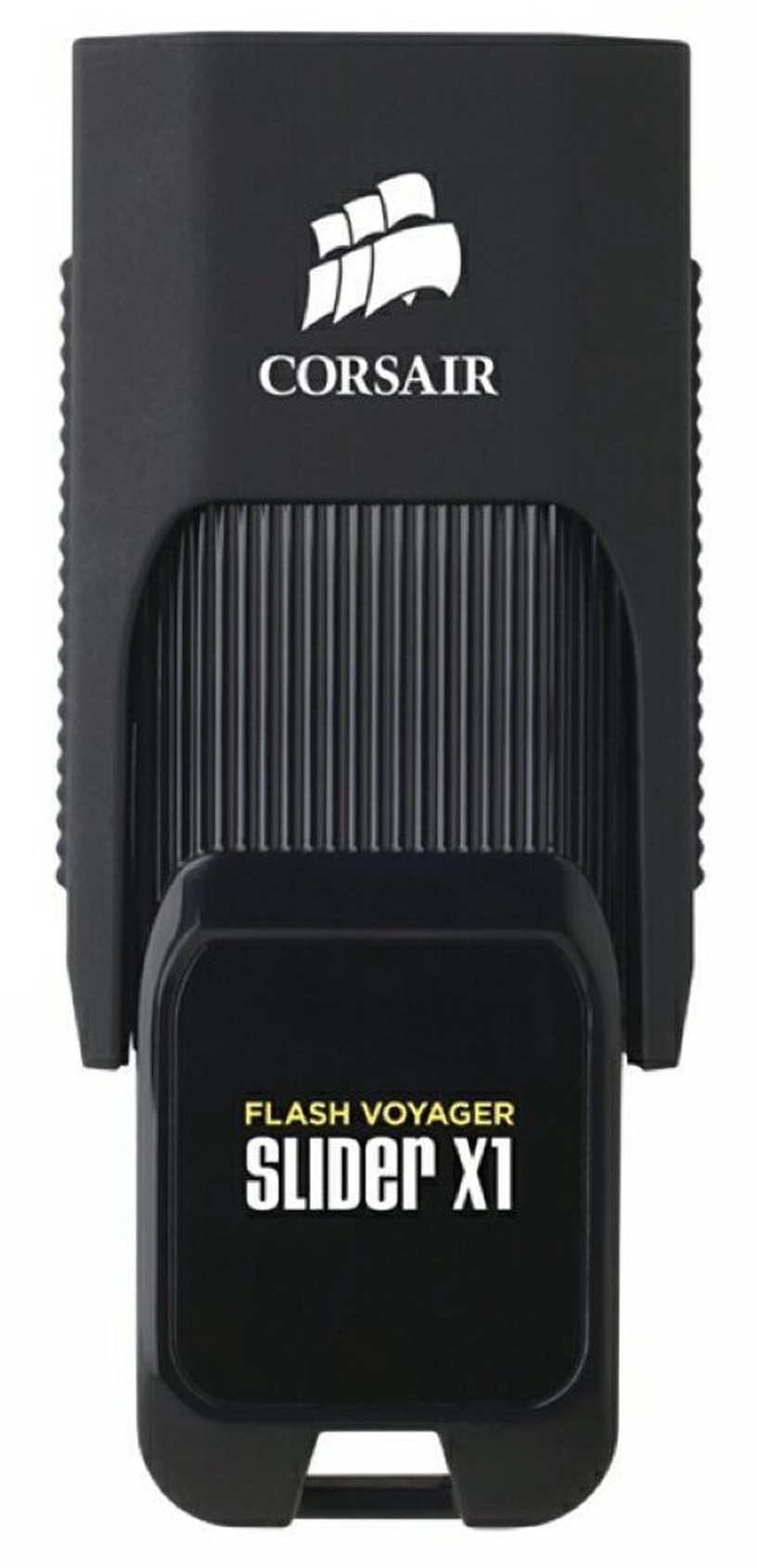 USB-накопитель Corsair Voyager Slider X1, черный, 64 GB