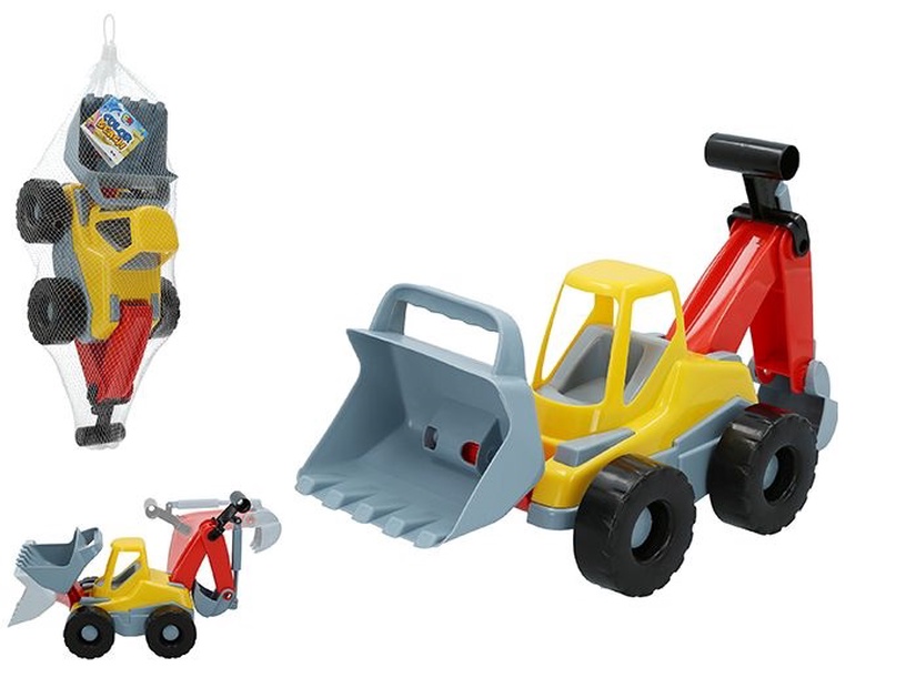 Rotaļu traktors Excavator, daudzkrāsaina