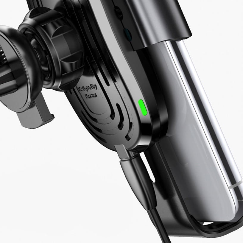 Auto telefona turētājs Baseus Gravity With Qi Charger, 4 - 6.5 "