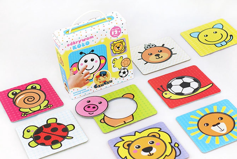 Пазл CzuCzu Animals Wheels, 11 см x 11 см, 16