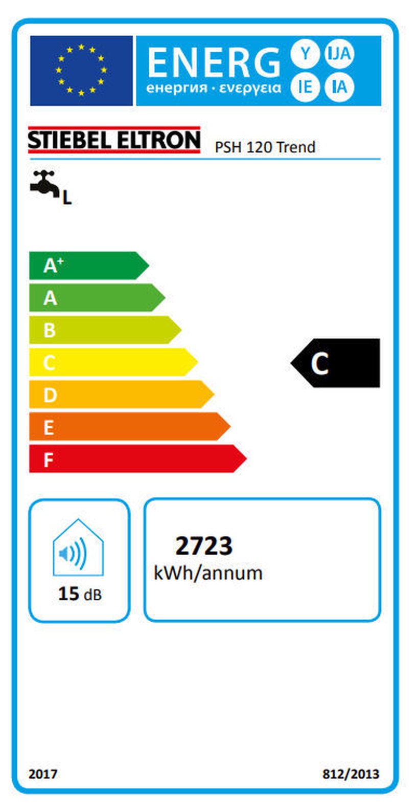 Водонагреватель Stiebel Eltron PSH 120 Trend, 120 л