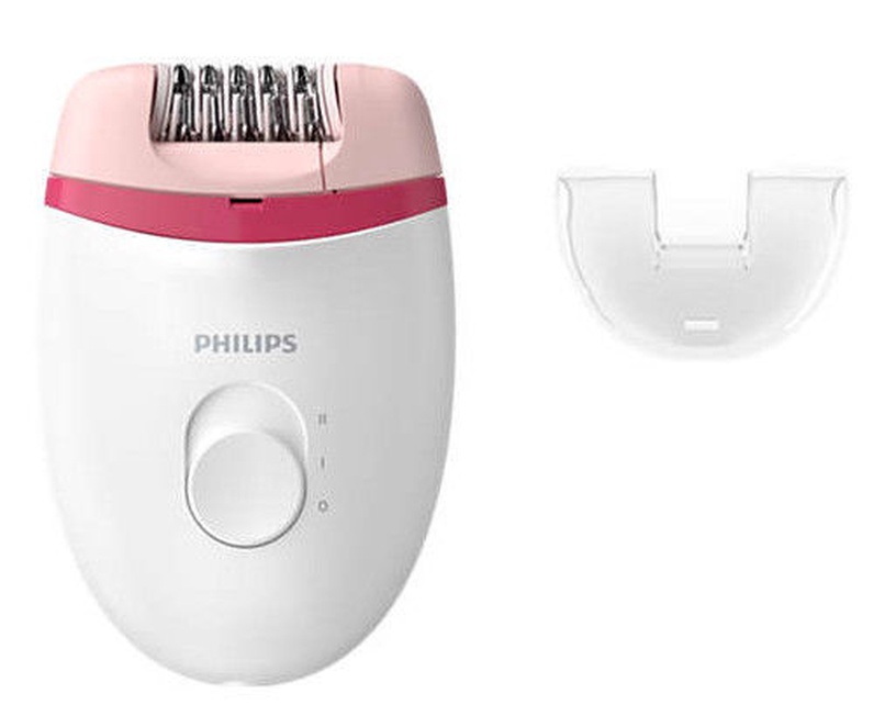 Эпилятор Philips Satinelle Essential BRE235/00, белый/розовый