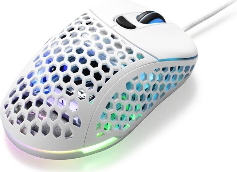 Spēļu pele Sharkoon Light 200, balta