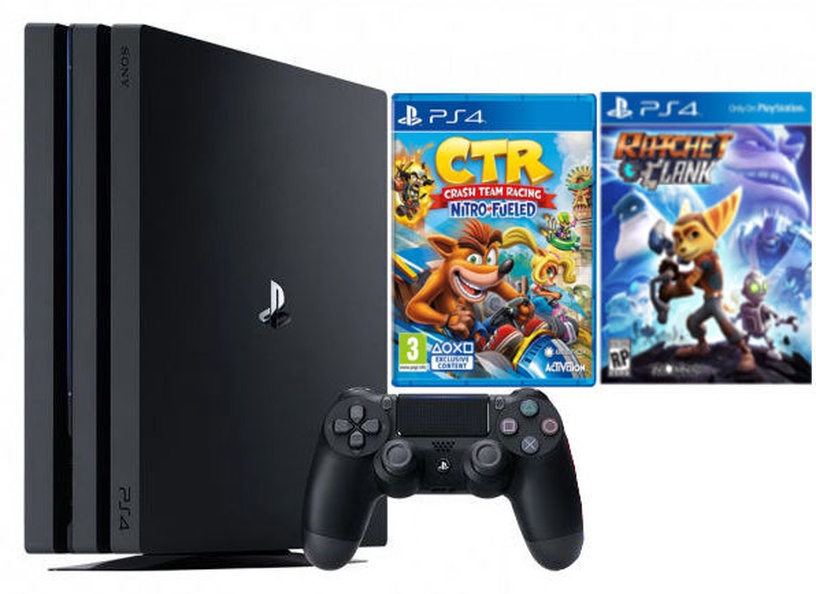 Mängu arvuti Sony PlayStation 4 Slim, Ethernet LAN (RJ-45) / 3.5 mm (AUX) / Wi-Fi / Wi-Fi Direct / Audio Out / Bluetooth 2.1, 1 TB