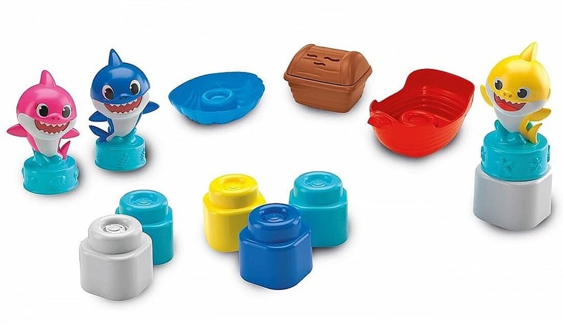 Vannimänguasi Clementoni Baby Shark My First Play Set, mitmevärviline, 14 tk