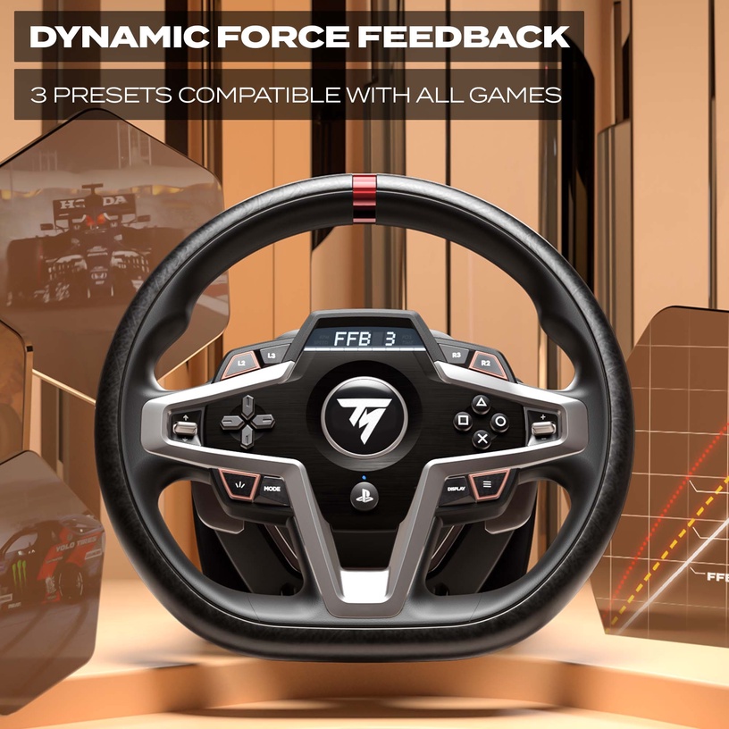 Игровой руль Thrustmaster T248 PC/PS4/PS5, черный