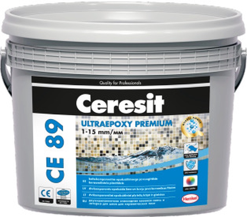 Vuugitäide Ceresit CE89 Pearl Gray, isoleeriv, pearl gray/hall, 2.5 kg