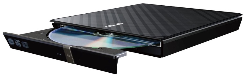 Ārējais optiskais diskdzinis Asus LITE/BLK/G/AS, 280 g, melna