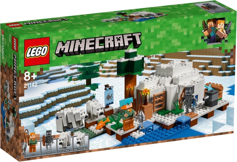 Конструктор LEGO® Minecraft The Polar Igloo 21142 21142, 278 шт.