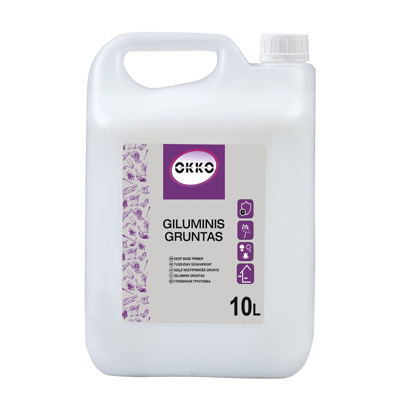 Grunts dziļumgruntis Okko, balta, 10 l