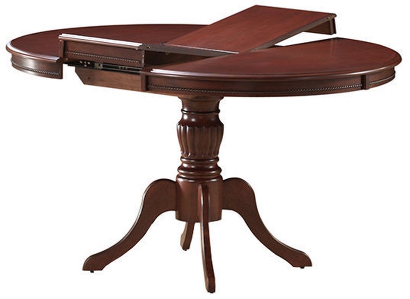 Galds izvelkams Olivia, brūna, 106 - 141 cm x 106 cm x 76 cm