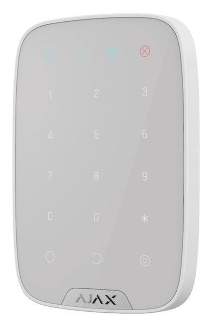 Signalizācijas vadības pults Ajax KeyPad, balta