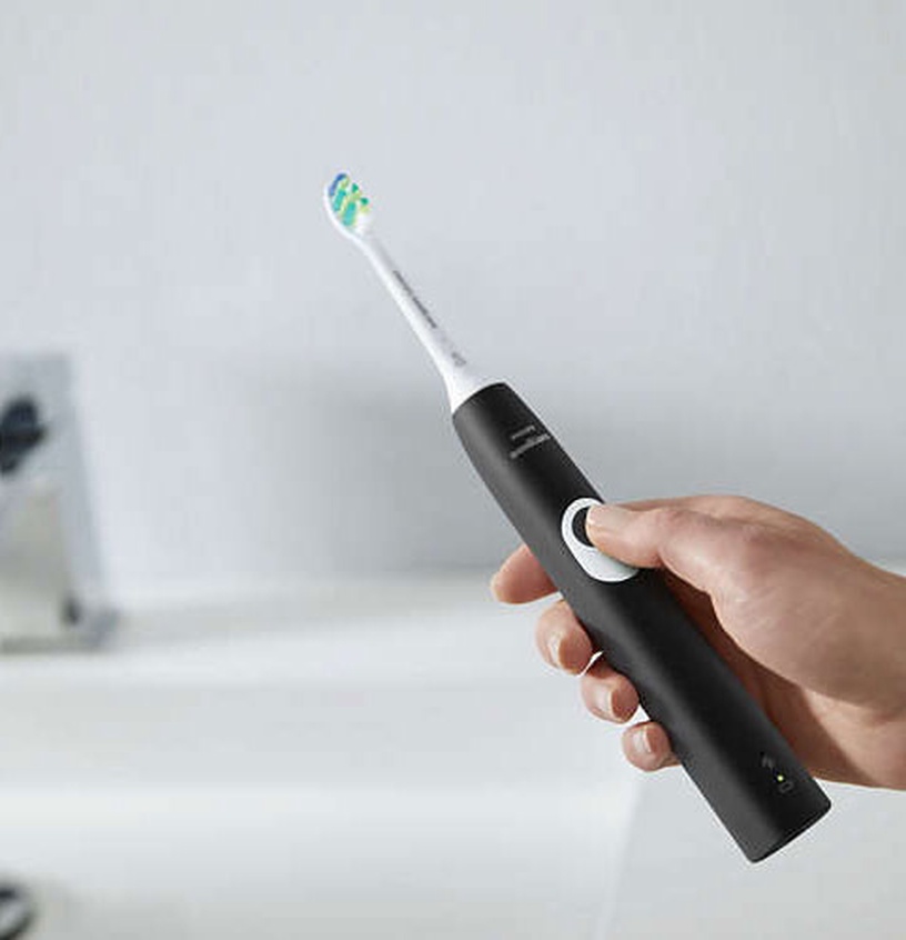 Elektriskā zobu birste Philips Sonicare HX6800/35, melna/rozā